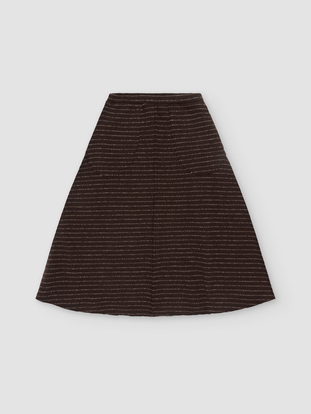 Rus Kumori Skirt - Chocolate Pinstripe