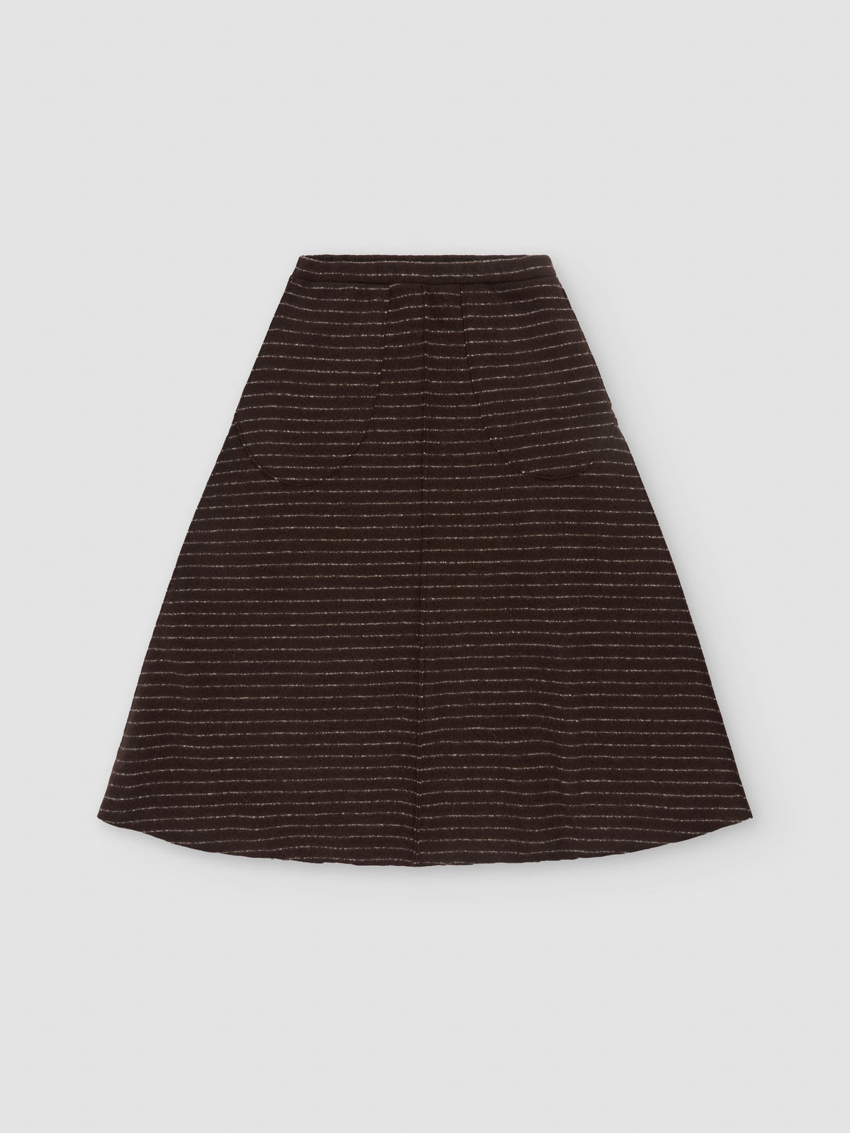 Rus Kumori Skirt - Chocolate Pinstripe
