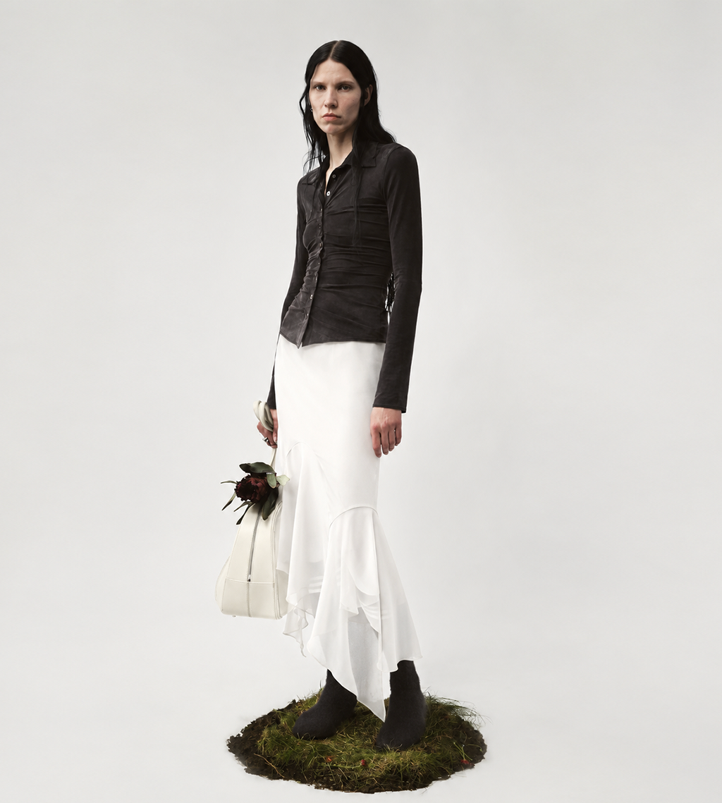 Avavav Kajsa Long Draped Skirt