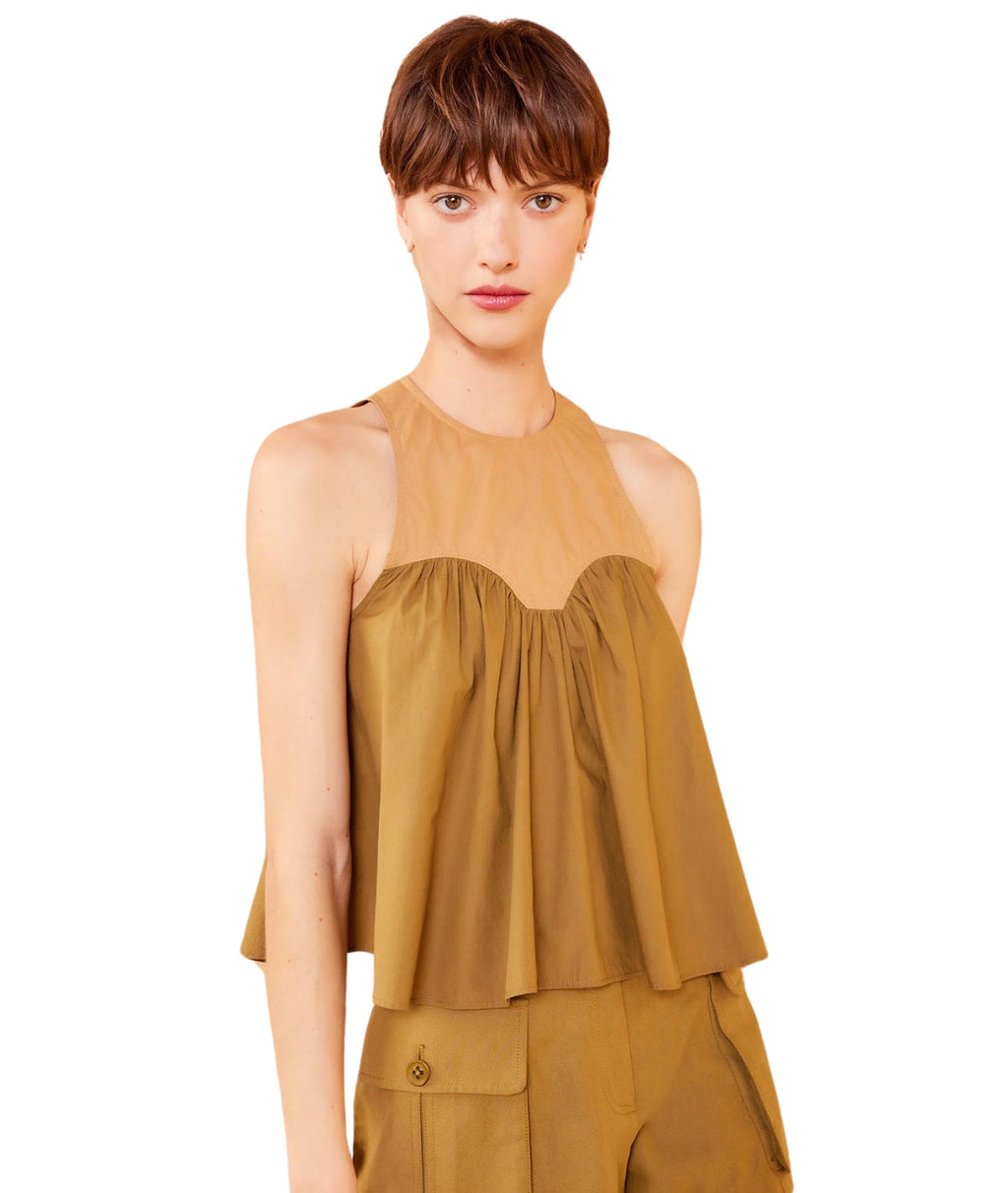 Ulla Johnson Kali Top - Sahara Colorblock