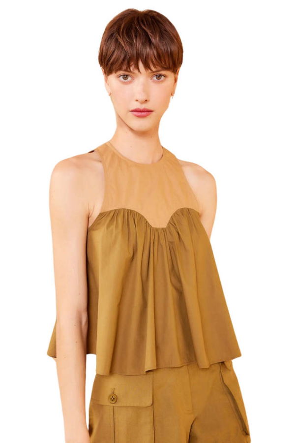 Ulla Johnson Kali Top - Sahara Colorblock