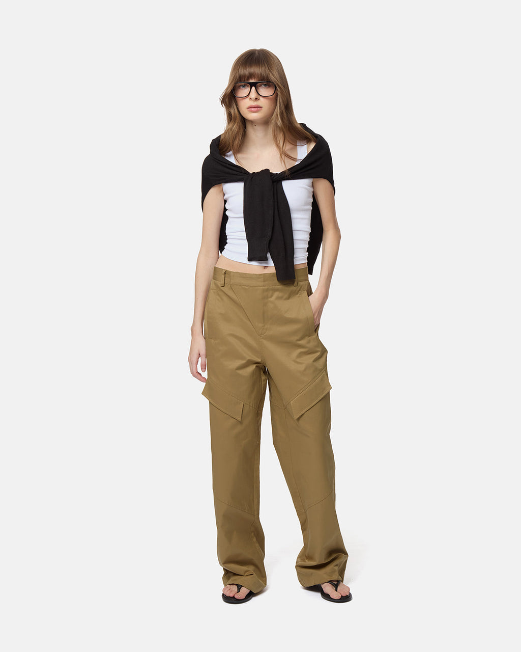 APPARIS Kate Cargo Trousers - Olive