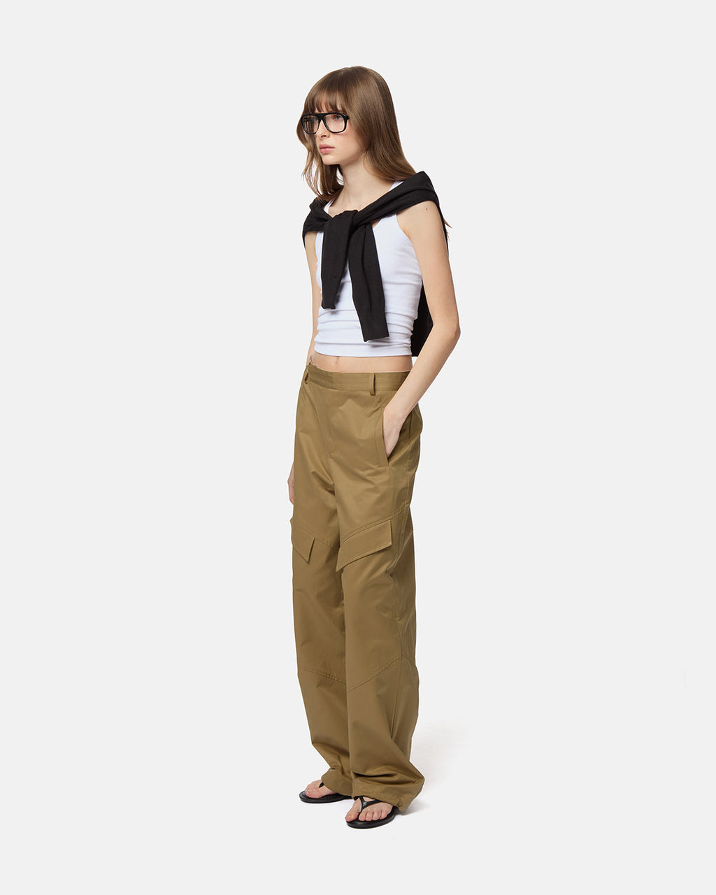 APPARIS Kate Cargo Trousers - Olive