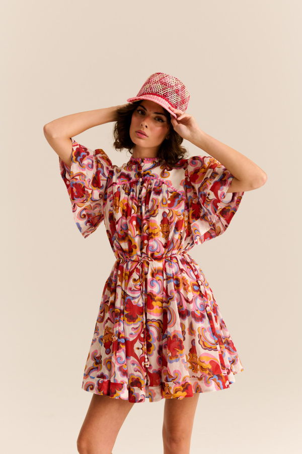 Carolina K Kerry Dress Paisley Floral