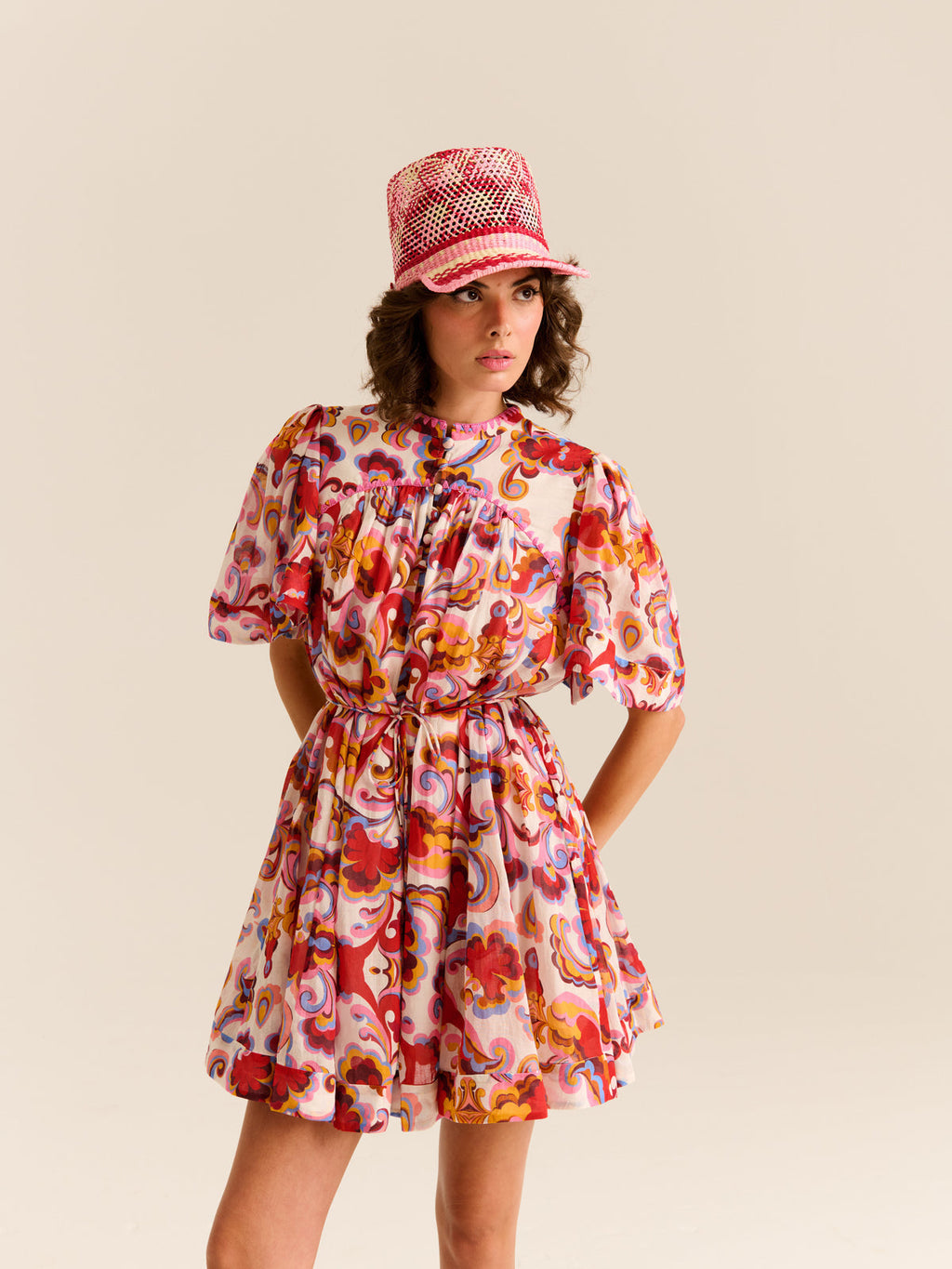 Carolina K Kerry Dress Paisley Floral