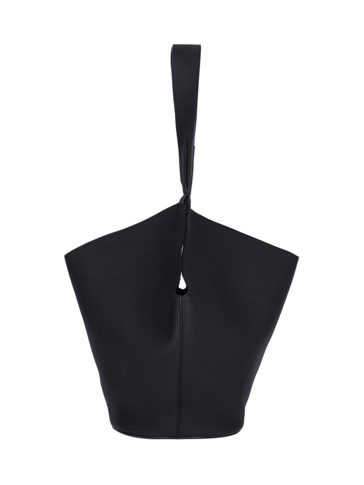 Khaite Lotus Small Tote Bag - Black