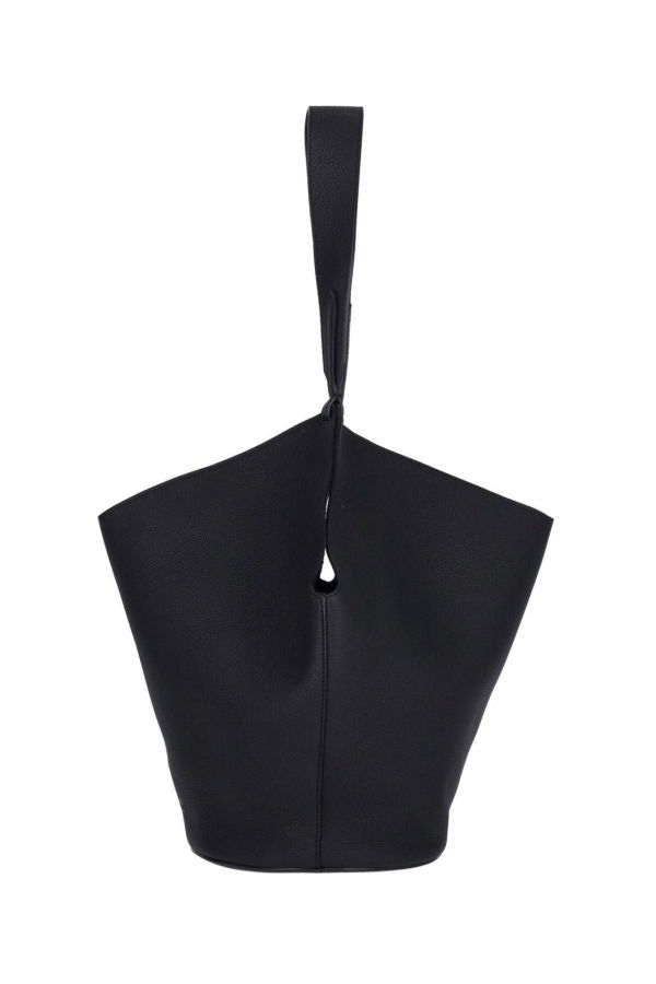 Khaite Lotus Small Tote Bag - Black