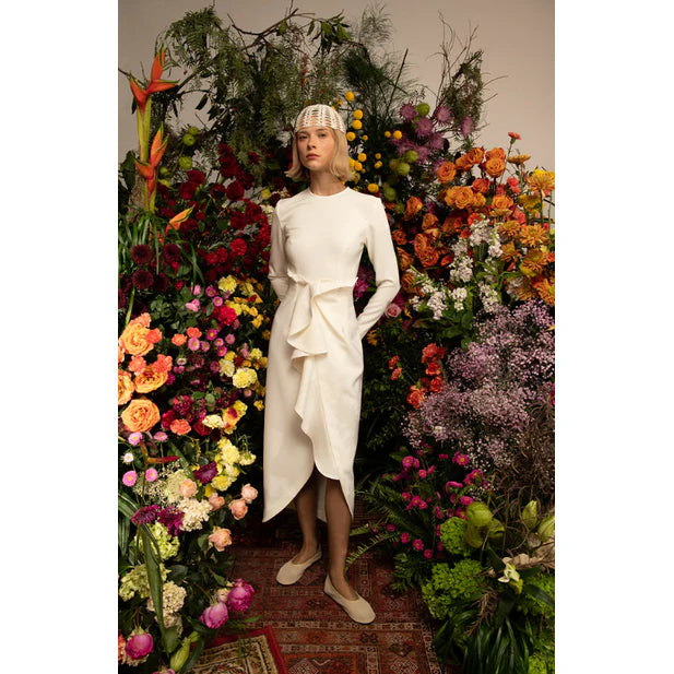 Kika Vargas Genzebe Dress - Ivory