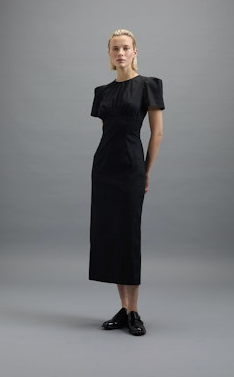 Kika Vargas Sygne Dress - Black