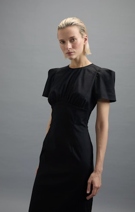 Kika Vargas Sygne Dress - Black