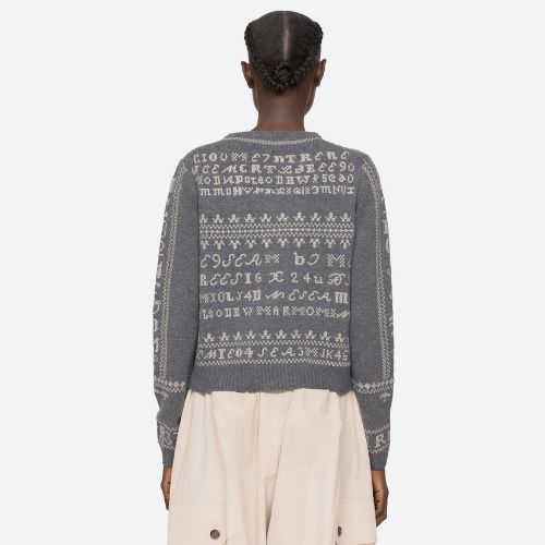 Sea NY Kit Embroidery Cardigan