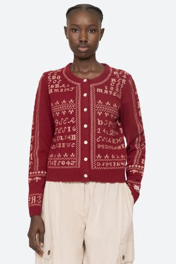 Sea NY Kit Embroidery Cardigan