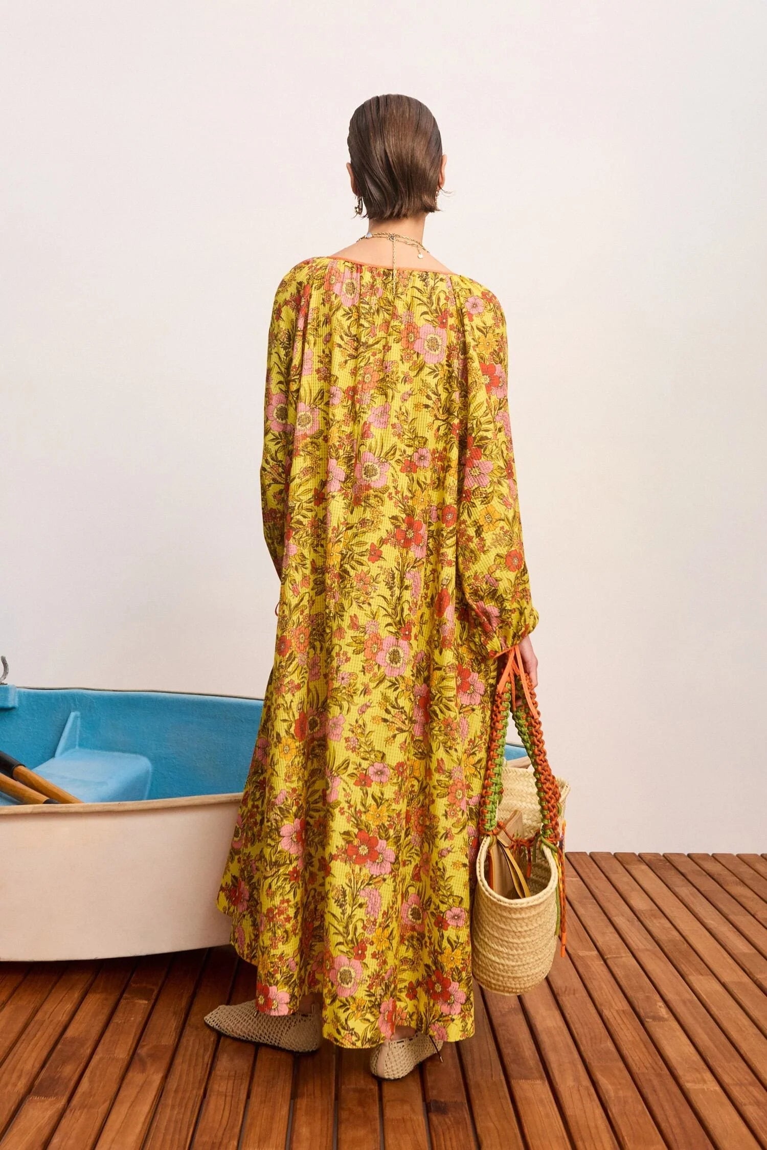 ALÉMAIS Kitty Tie Front Shirtdress