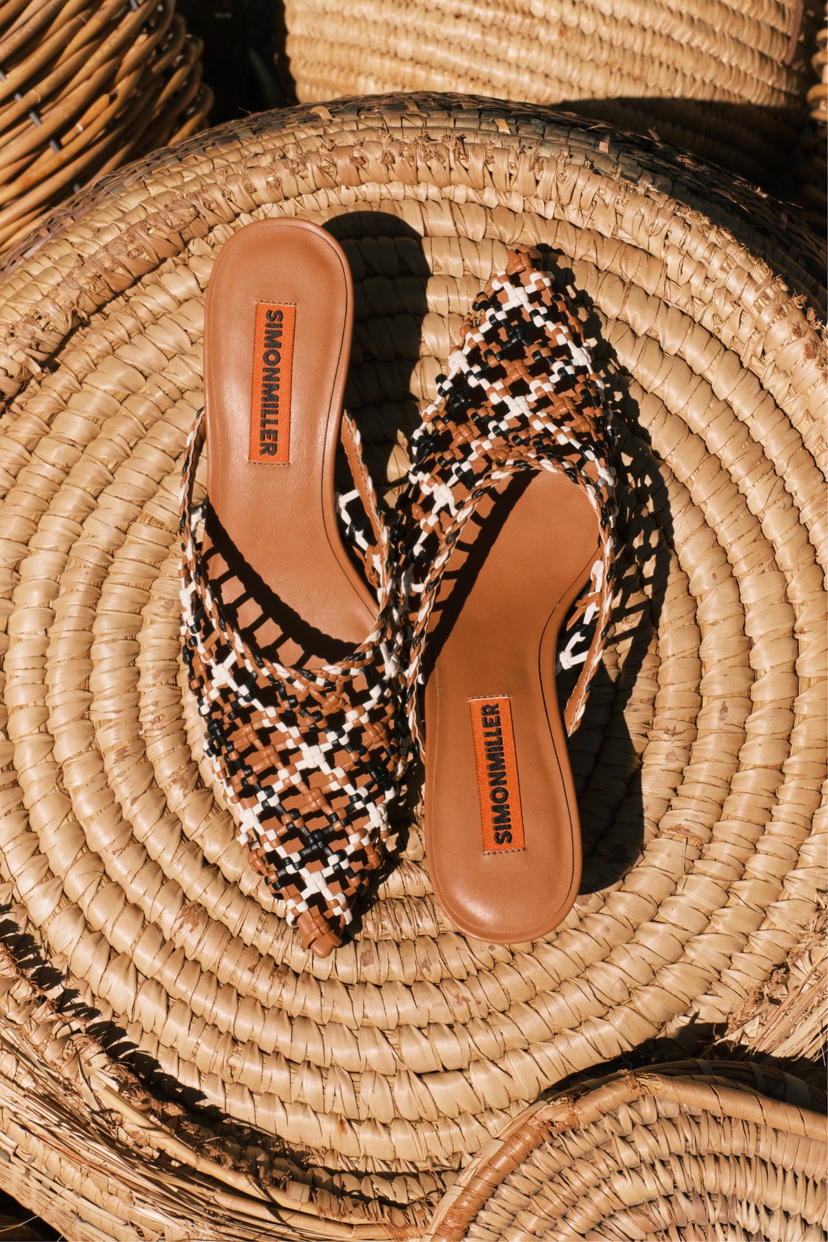 Simon Miller Knotted Gala Mule - Chestnut Multi