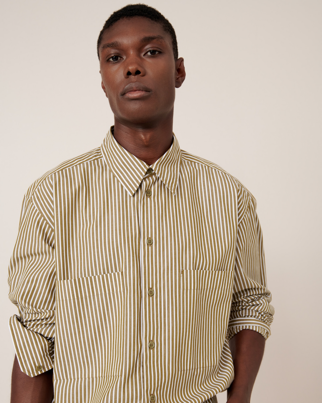 Kowtow Henry Shirt - Treetop Stripe