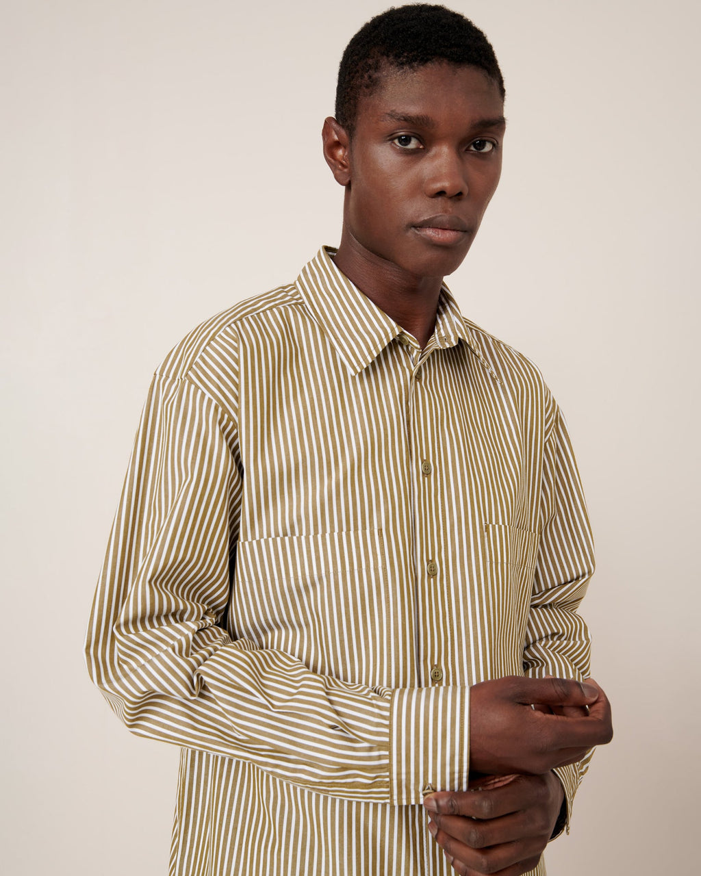 Kowtow Henry Shirt - Treetop Stripe