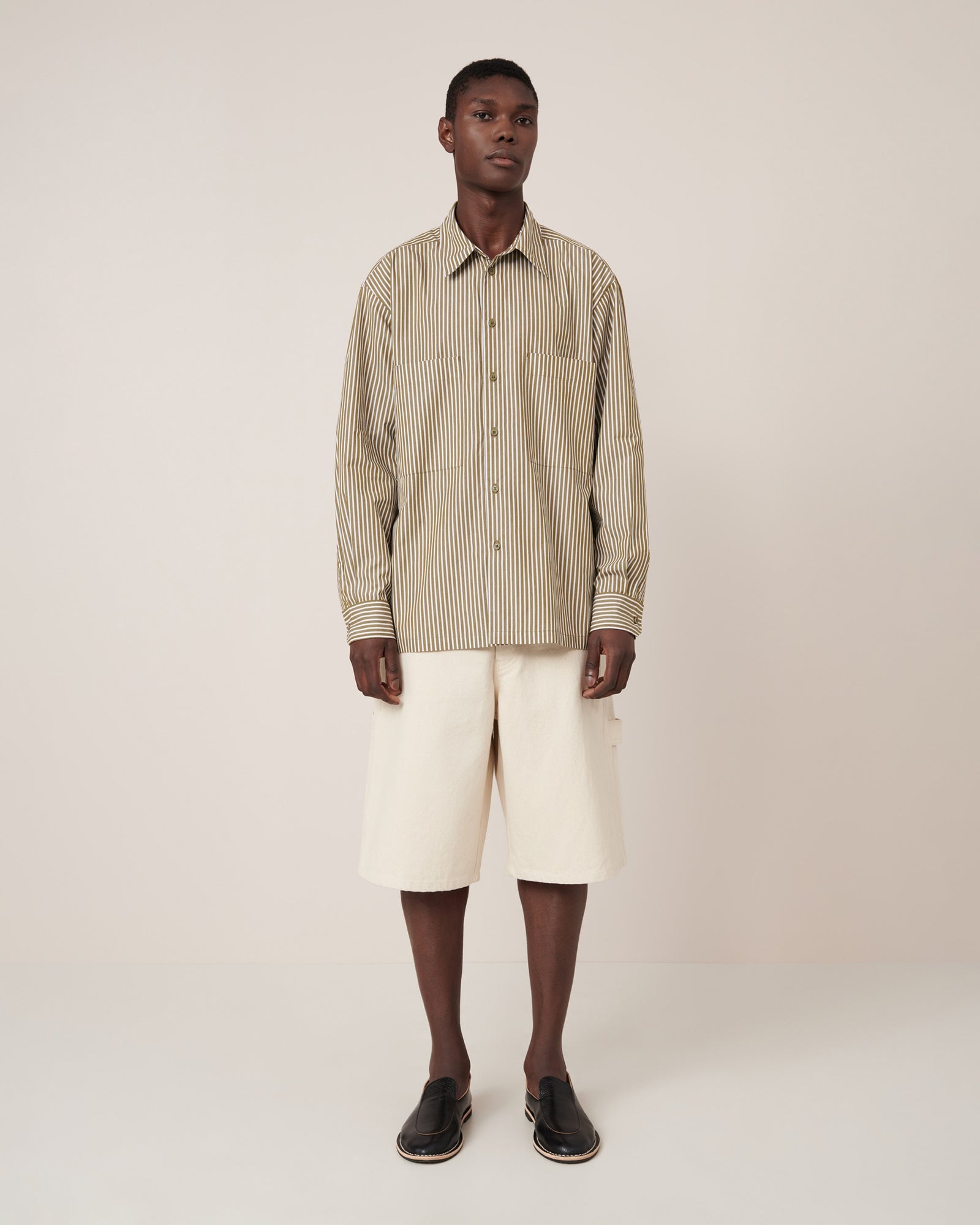 Kowtow Henry Shirt - Treetop Stripe