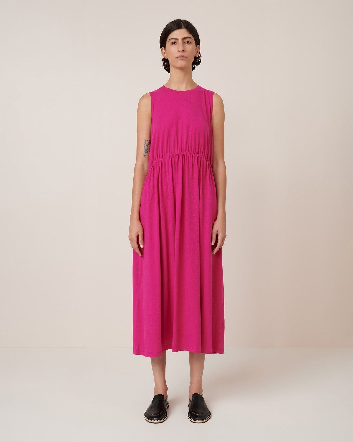 Kowtow Light Curve Dress - Magenta