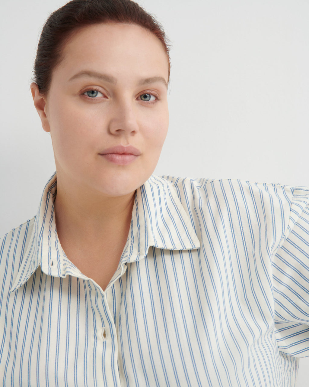 Kowtow Maker Shirt - Ticking Stripe