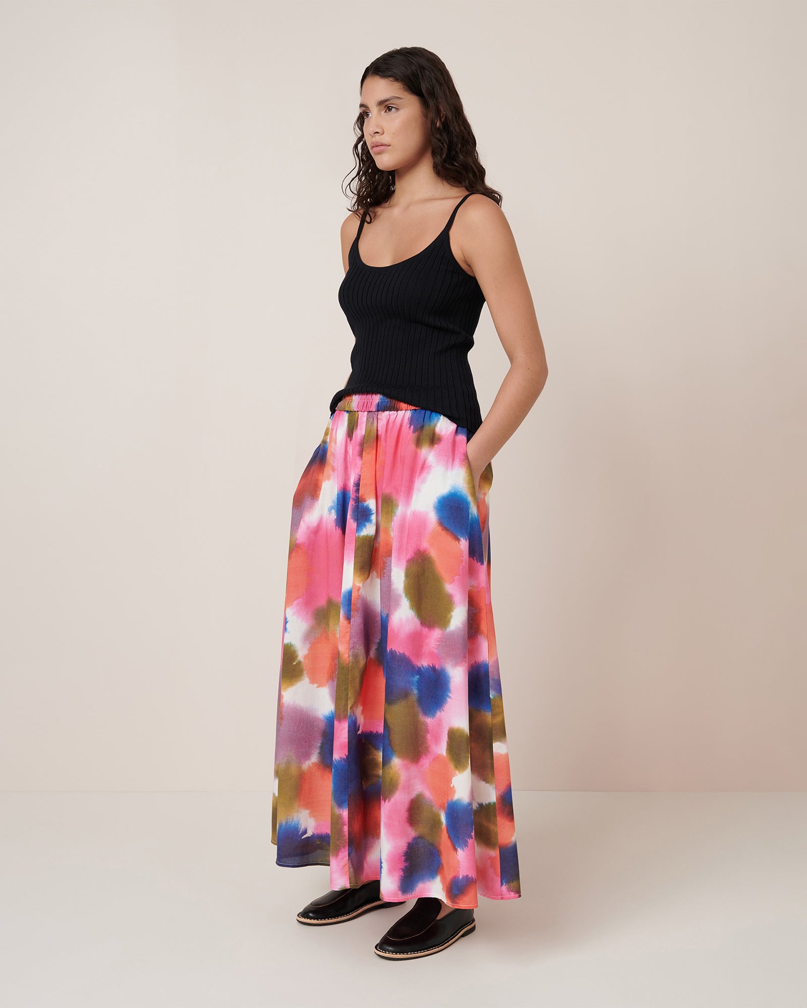 Kowtow Muse Skirt - Watercolour