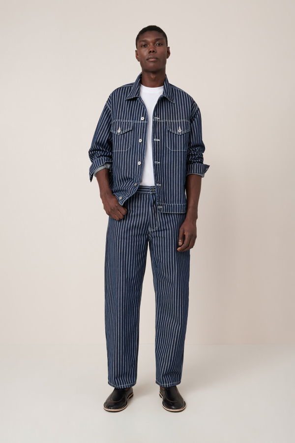 Kowtow Riley Jacket - Chalk-Stripe