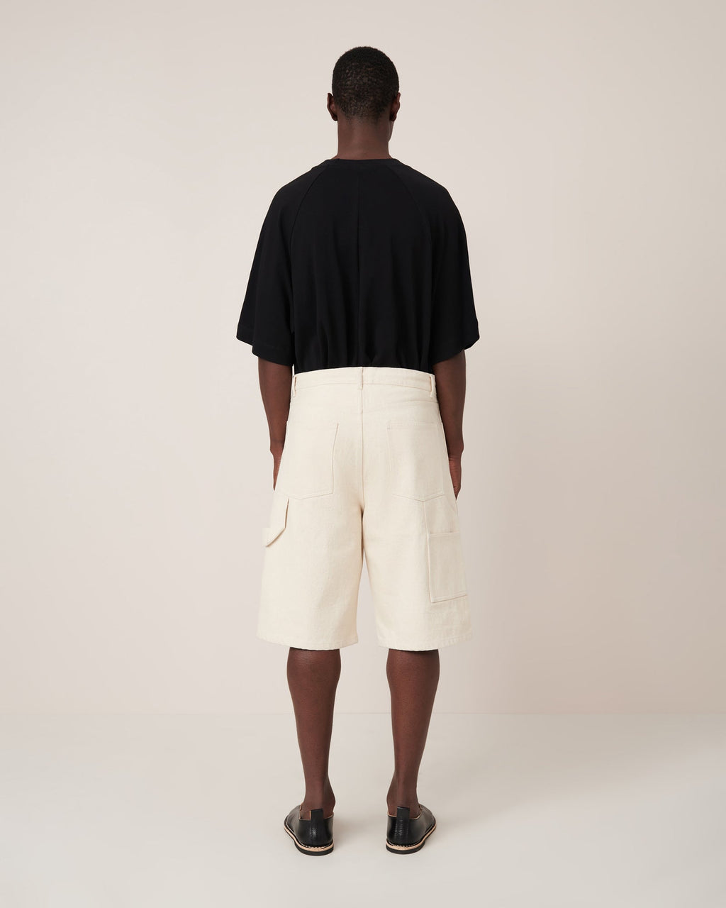Kowtow Workwear Shorts - Ecru Denim