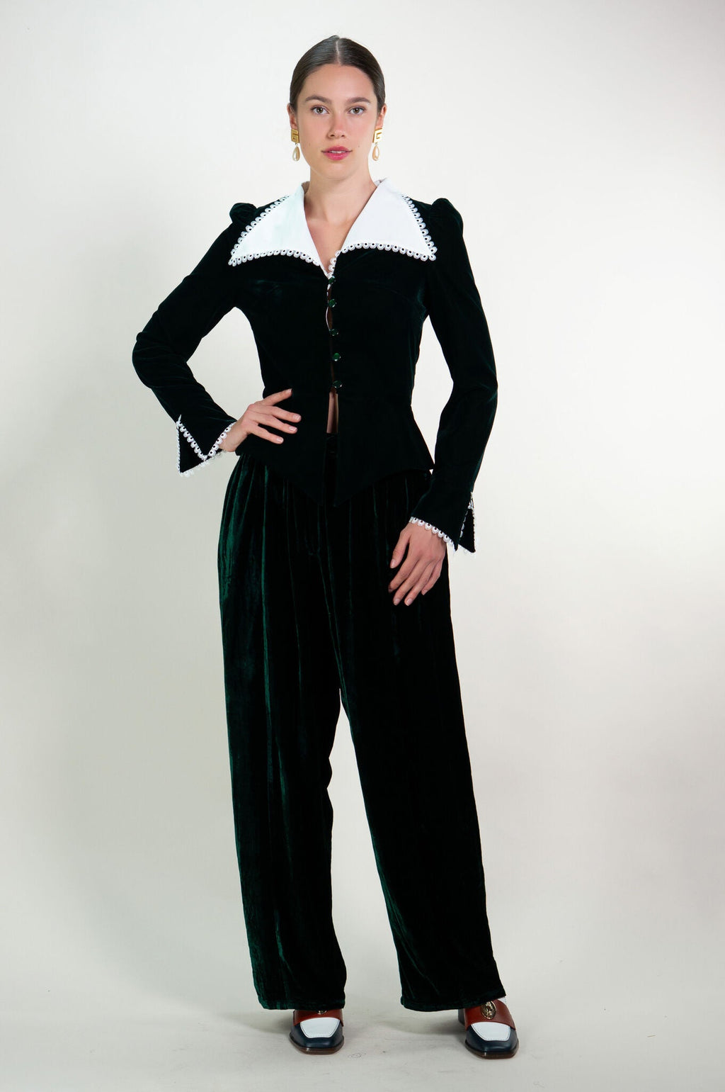 Kristinit Anais Velvet Jacket