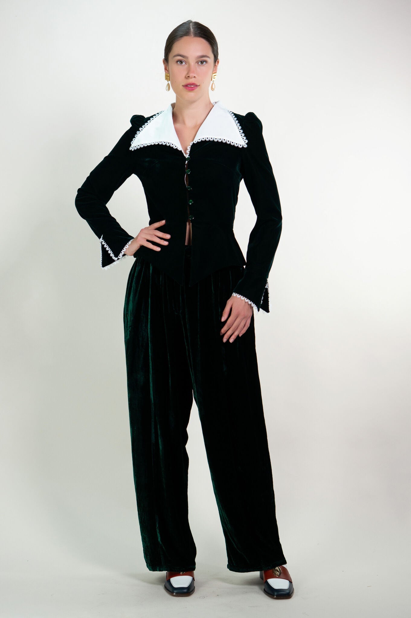 Kristinit Anais Velvet Jacket