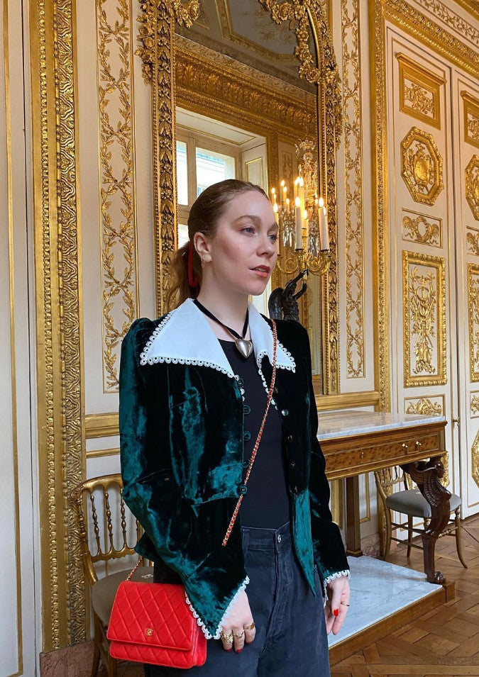 Kristinit Anais Velvet Jacket