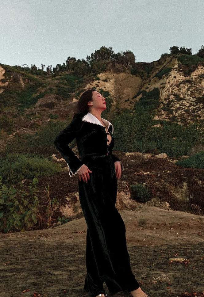 Kristinit Anais Velvet Jacket