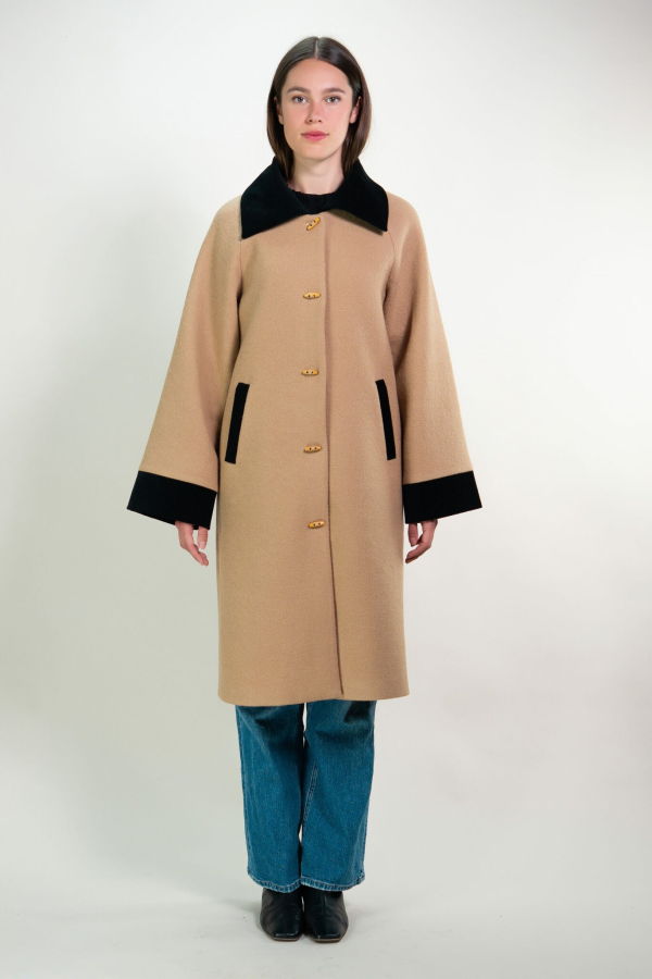 Kristinit Cocoa Deneuve Coat