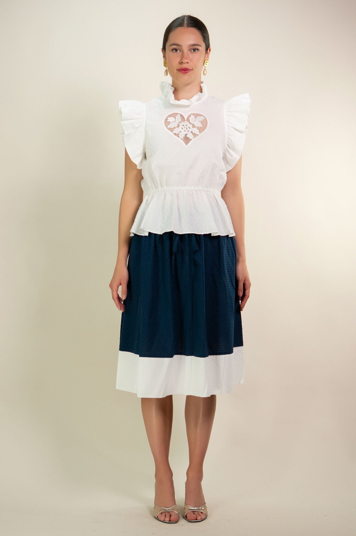 Kristinit Swiss Dot Marija Skirt