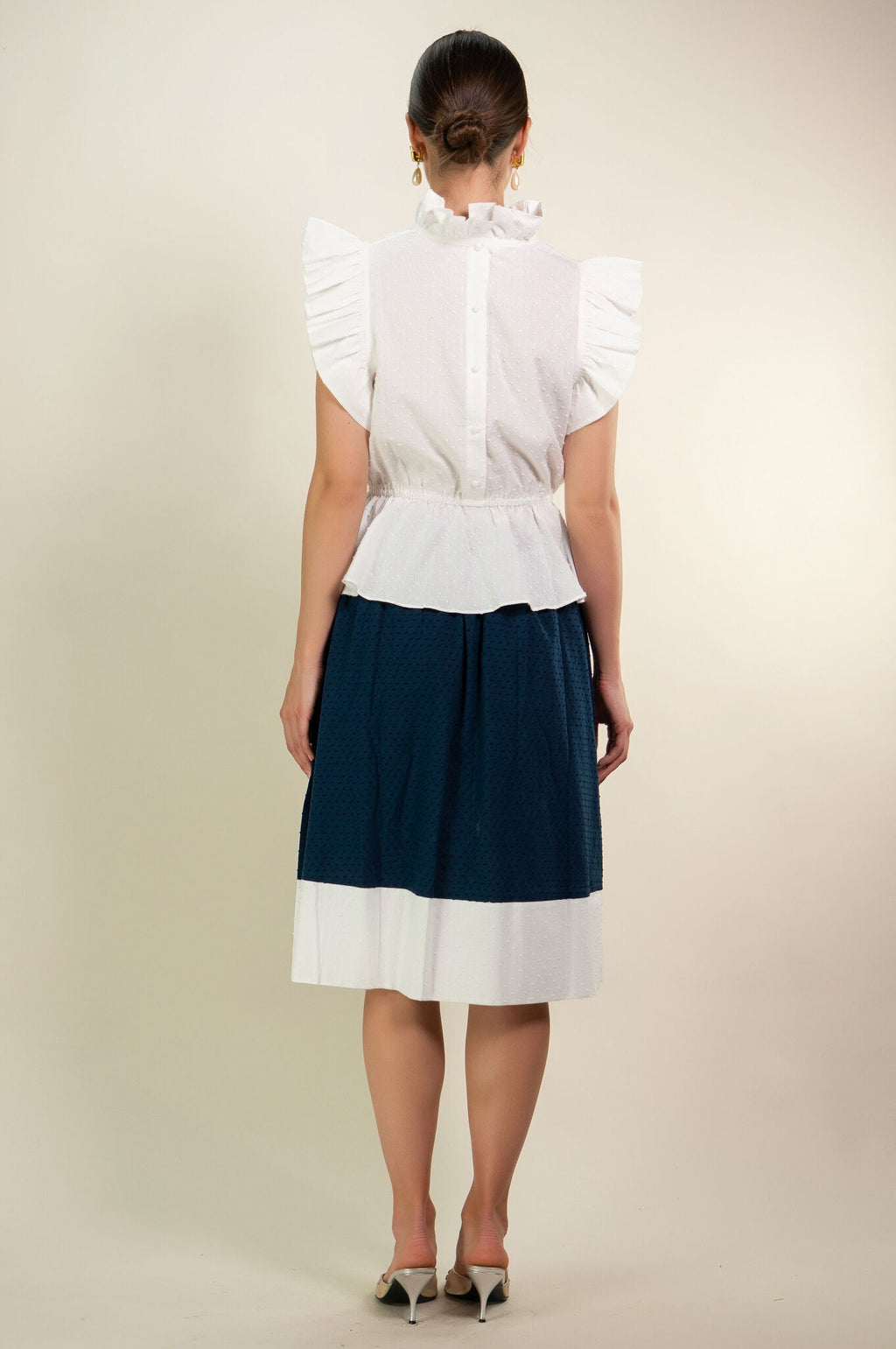 Kristinit White Heart "Sirsna" Top