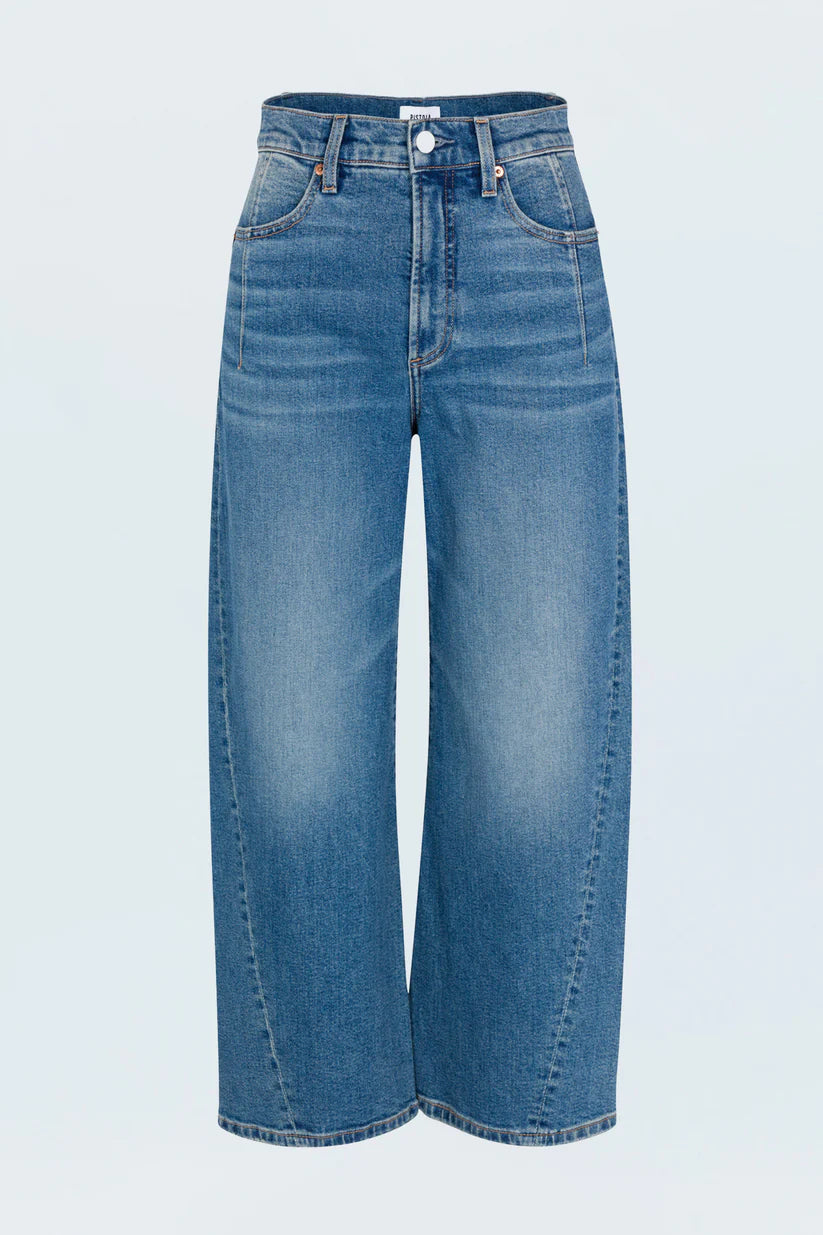 Pistola Kyra Ankle High Rise Bowed Ankle Jeans - Denim