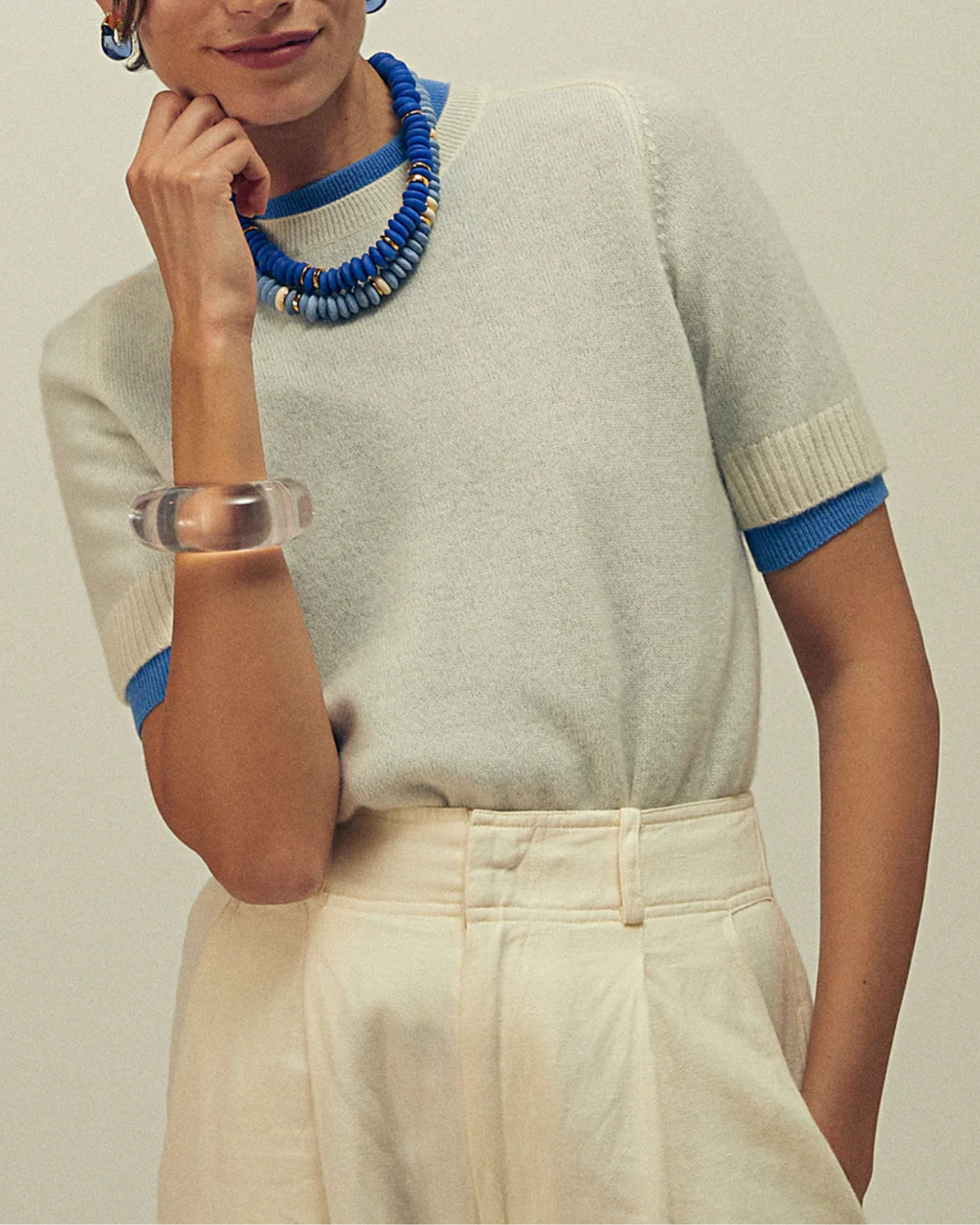 Lizzie Fortunato Laguna Necklace - Dark Electric Blue