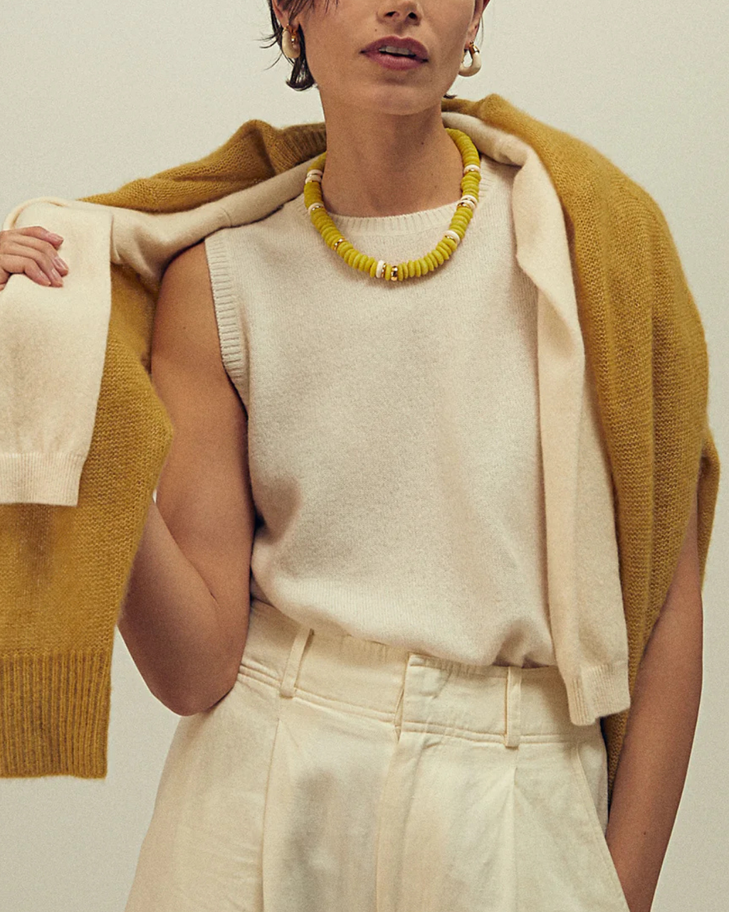 Lizzie Fortunato Laguna Necklace - Neon Yellow