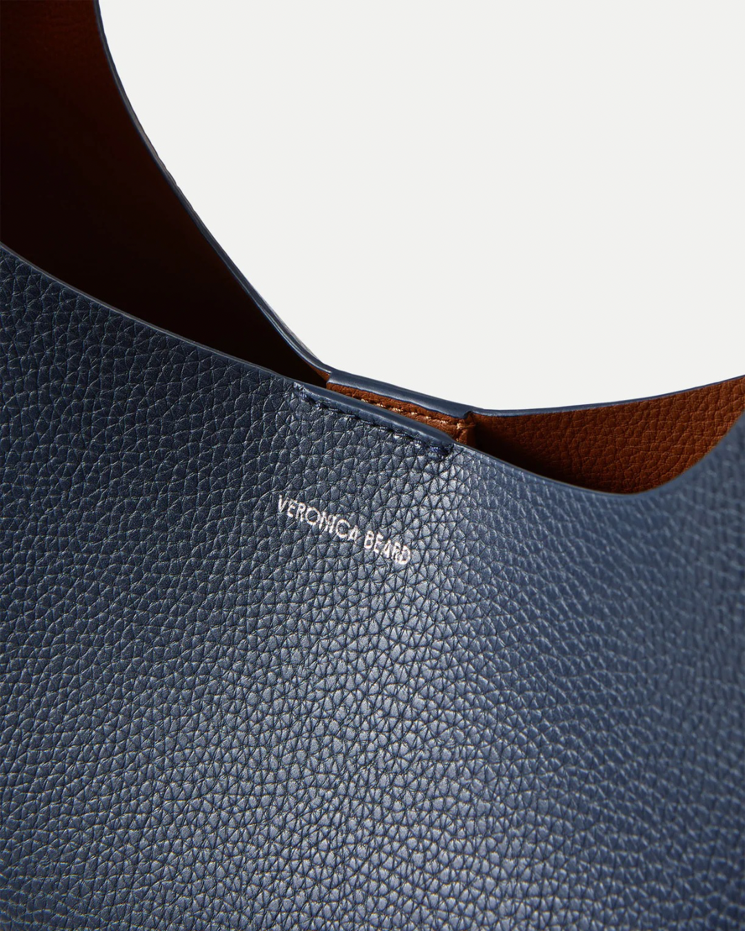 Veronica Beard Large Loop Tote - Navy/Hazelwood