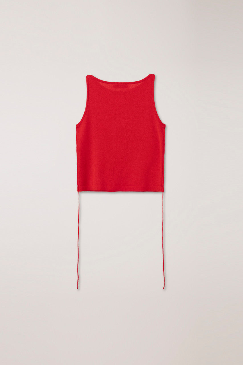 Dunst Layering Knit Top - Red