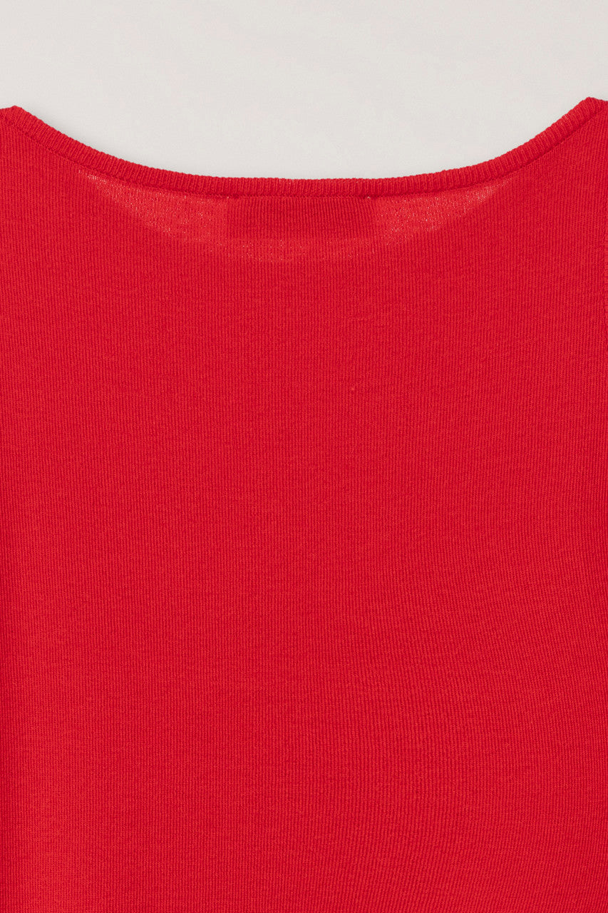 Dunst Layering Knit Top - Red