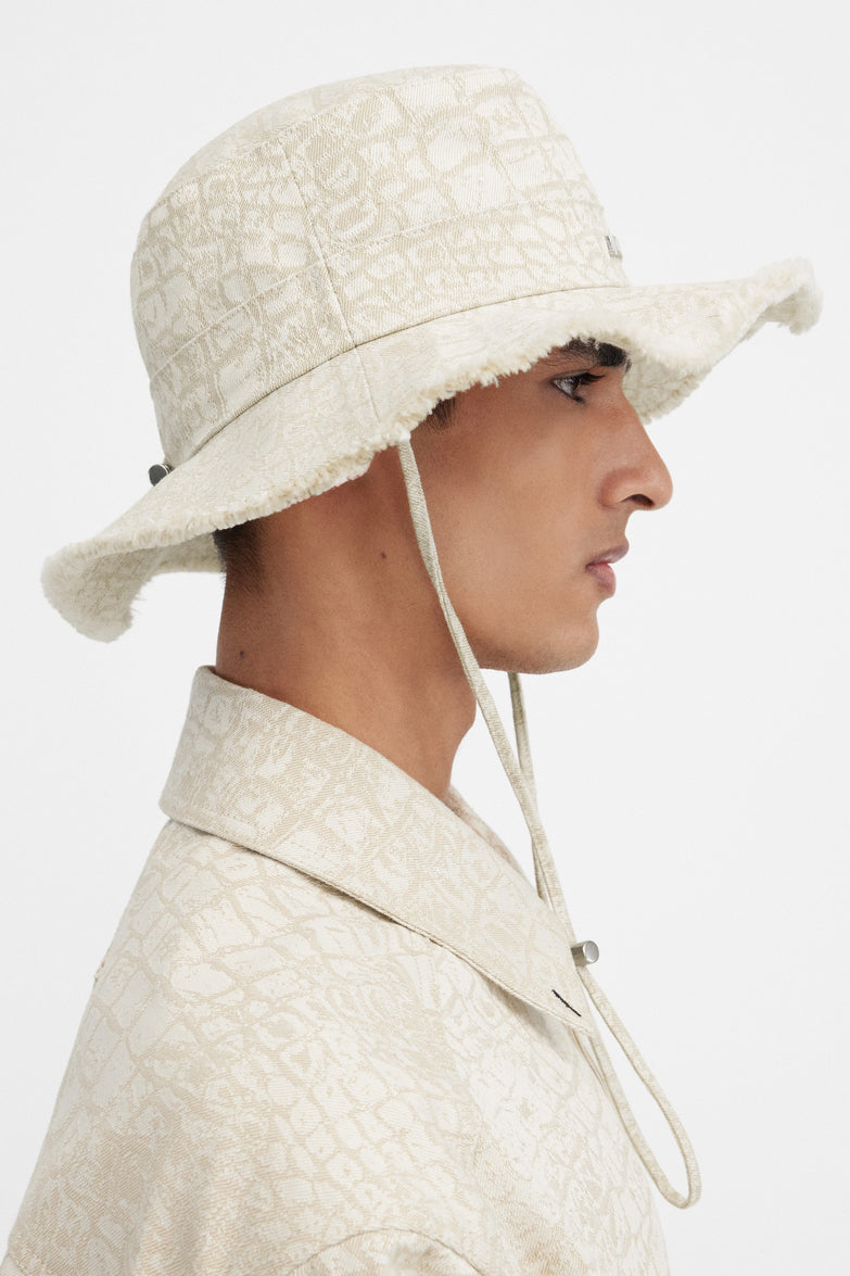Jacquemus Le Bob Artichaut - Croco Beige