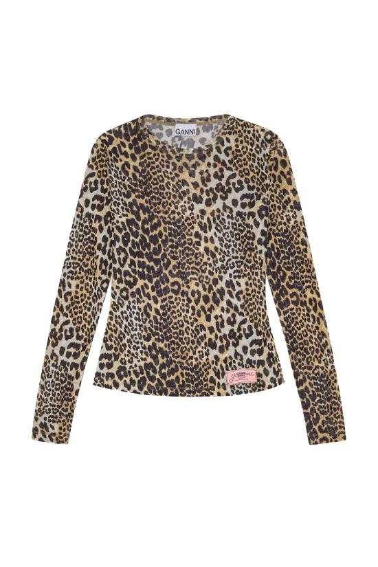 Ganni Leopard Blouse - Leopard