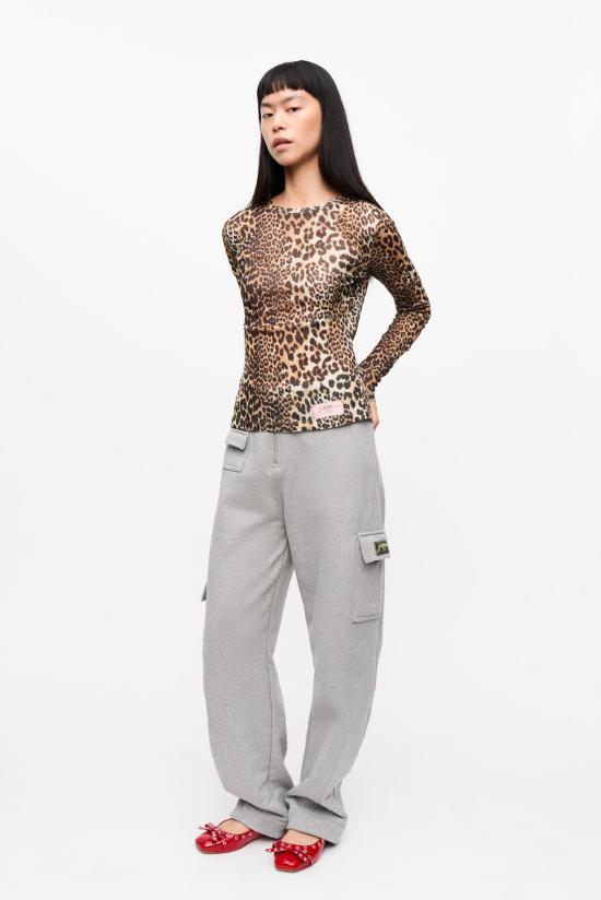 Ganni Leopard Blouse - Leopard