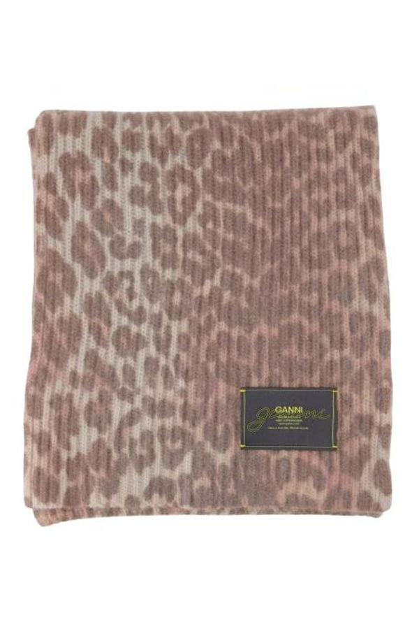 Ganni Scarf - Leopard