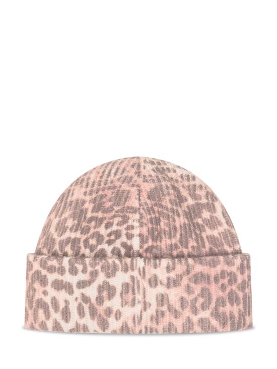Ganni Leopard Beanie - Leopard