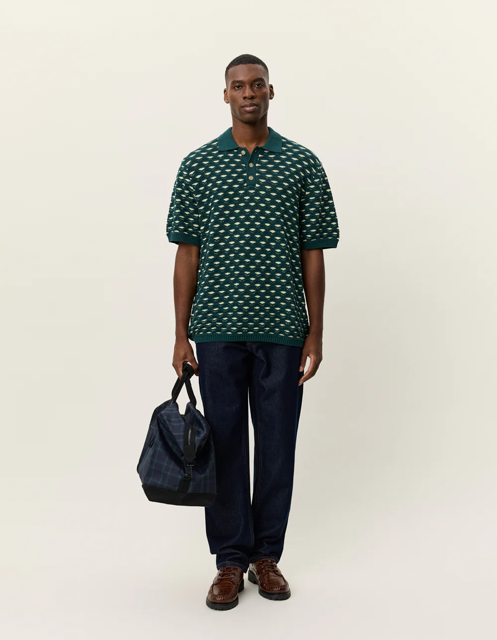 LES DEUX Esmay Shell Knitted Polo