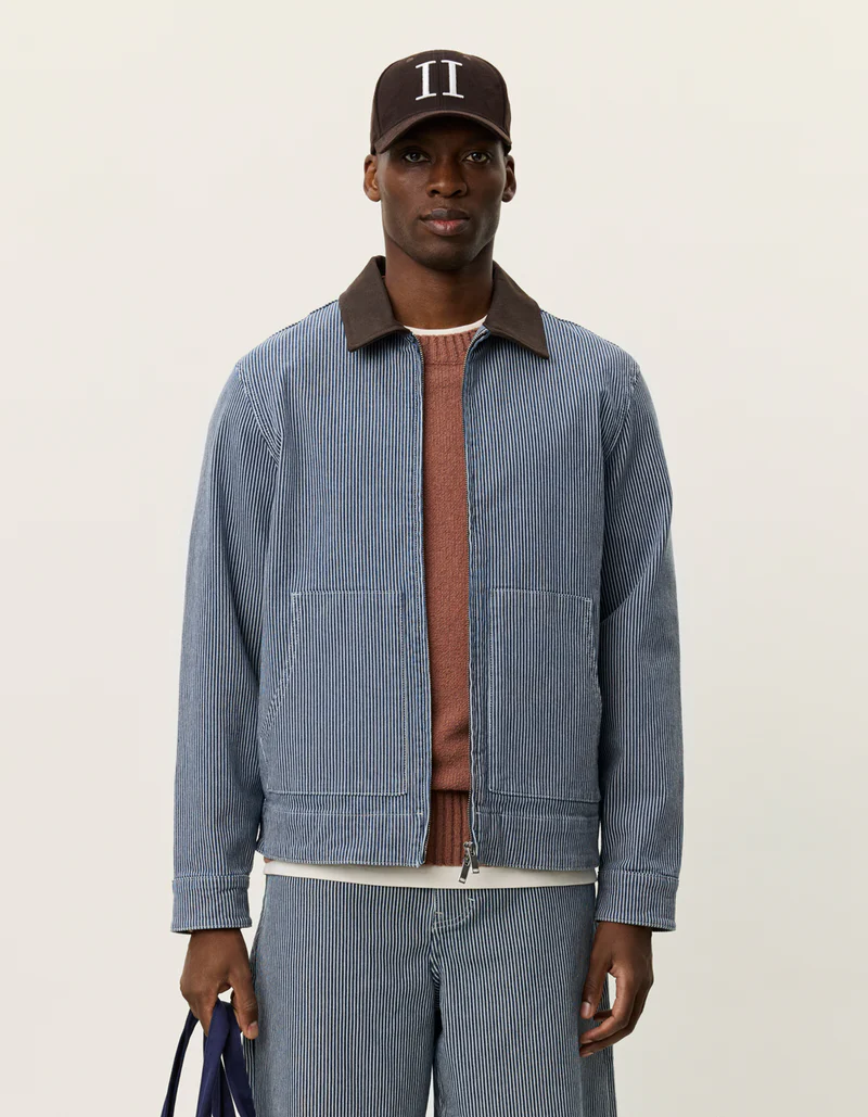 LES DEUX Robert Striped Jacket