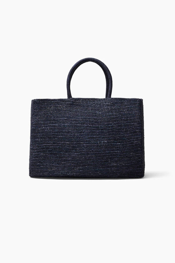 LIE STUDIO Charlotte Raffia Bag Large