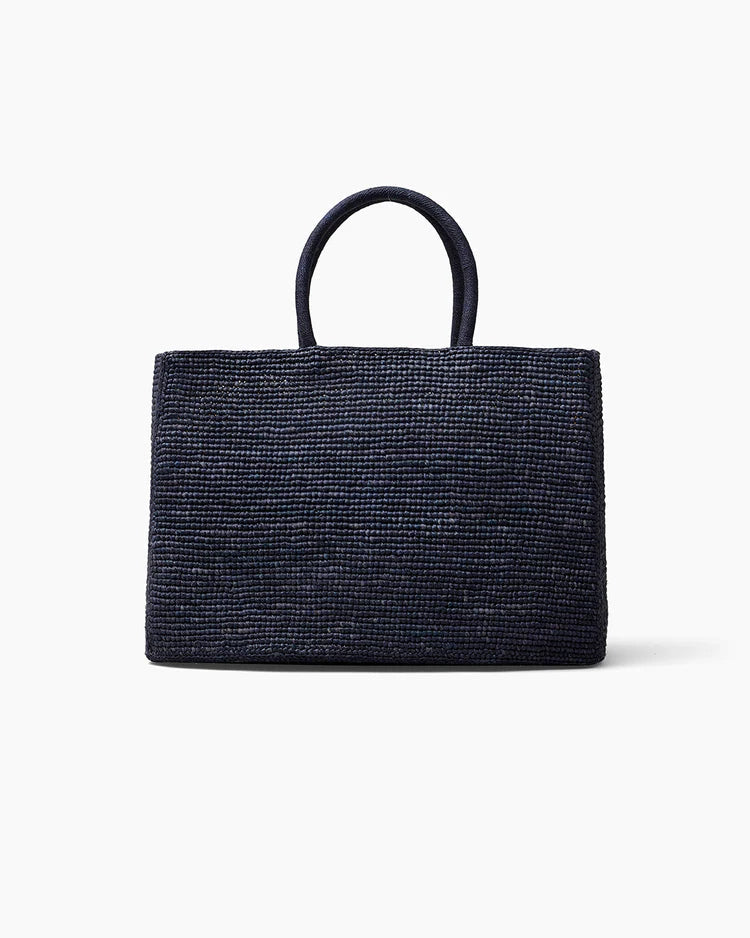 LIE STUDIO Charlotte Raffia Bag Large
