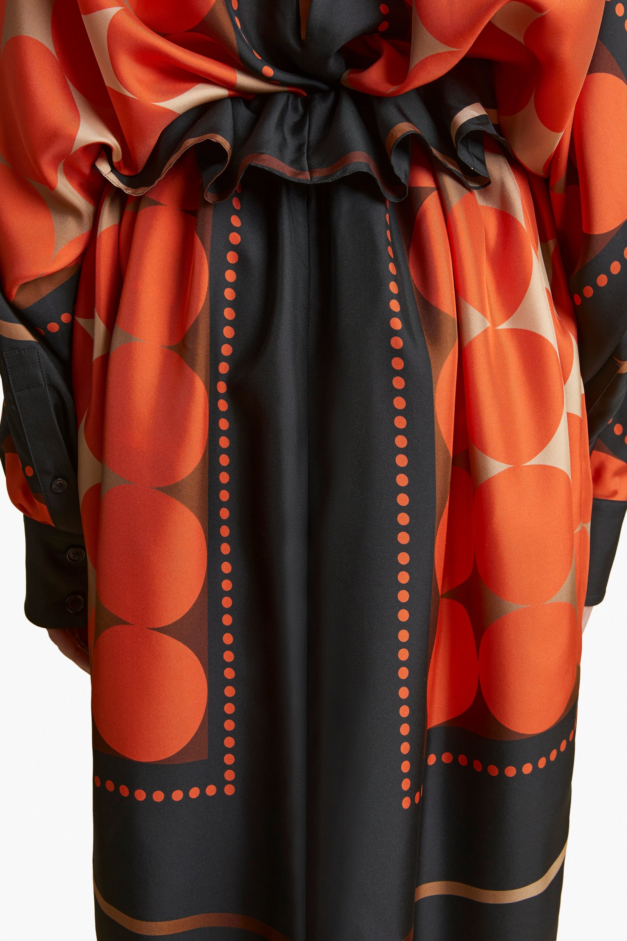 Khaite Lilila Skirt - Orange Multi