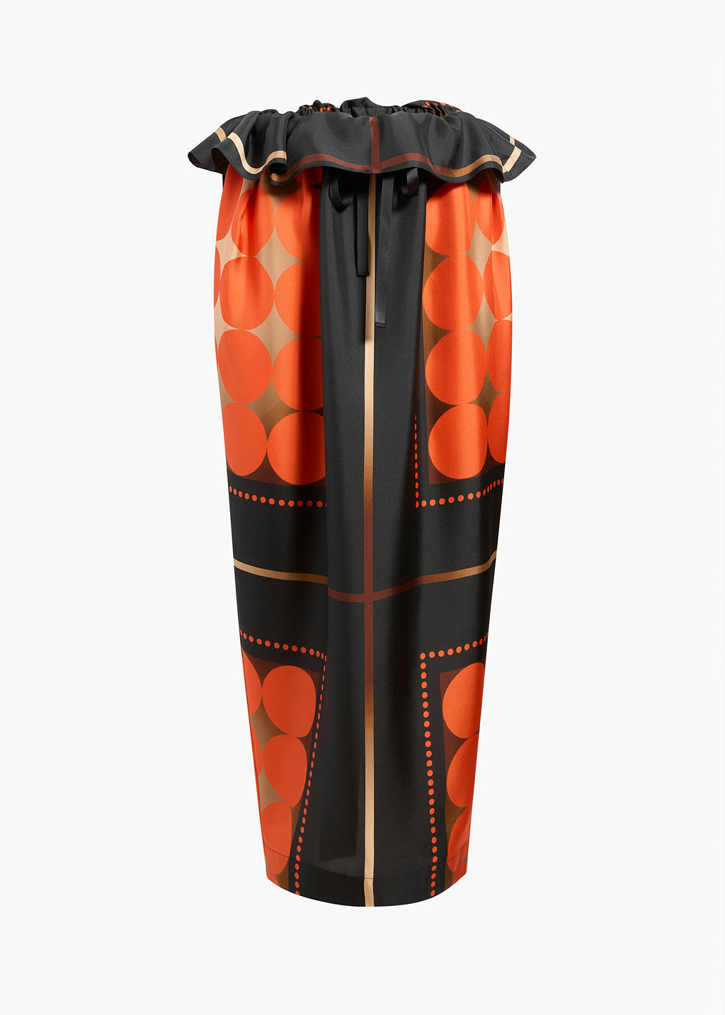 Khaite Lilila Skirt - Orange Multi
